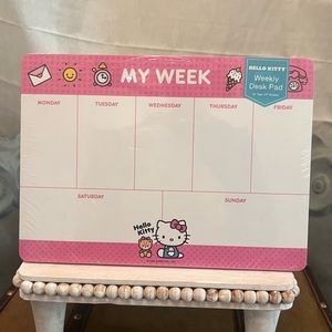 Hello Kitty by Sanrio Weekly Desk Pad